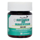 Citrato De Magnesio 30 Capsulas, Músculos, Huesos Green Med