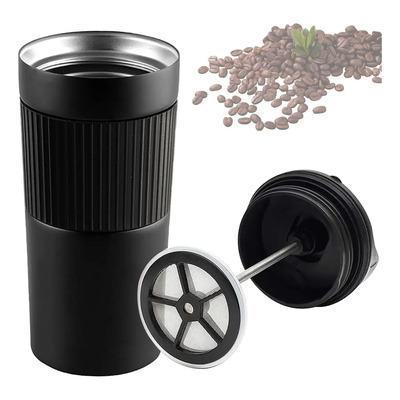 Vaso Termo Prensa Francesa Portátil Para Café