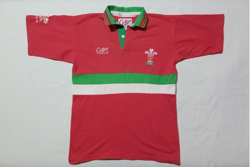 Camiseta Gales Cotton Traders Rugby Talle M