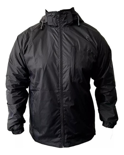 Chaqueta Cortavientos Hombre Impermeable Ultra Liviana Polar Microfibra