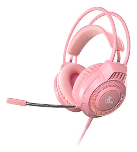 Audífonos Gaming - Xtech Khione Xth-564  Con Micrófono Pink