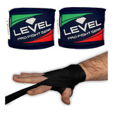 Vendas Para Boxeo 4.5 Metros Velcro Aro Par Pulgar Box Level