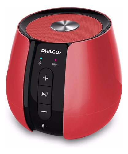 Parlante Philco Sph99r Portátil Con Bluetooth Rojo