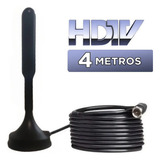 Antena Digital Hdtv Interna/externa 3.5 Dbi Com Cabo 5 Mts