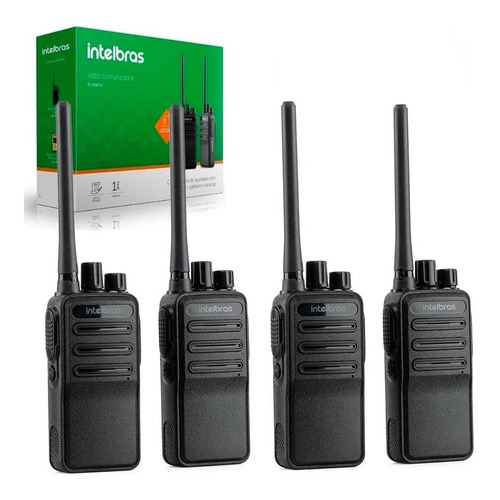 2 Pares Rádio Comunicador Rc 3002 G2 Intelbras Wakie Talkie