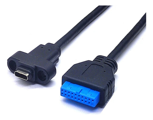 Adaptador Conector Usb 3.0 Hembra De 19 Pines A Tipo C