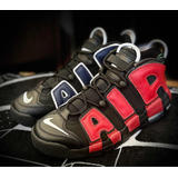 Nike Air More Uptempo Alternates Split Navy Red