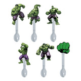 50 Mini Colher De Brigadeiro Hulk