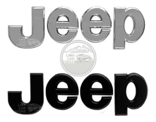 Emblema Logo Jeep Grand Cherokee Wrangler Compass Pequeo Foto 2
