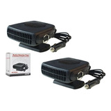 Calefactor Portatil Para Auto Camioneta 12v 200w 2 Unidades