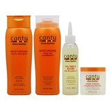 Conjunto De Cantu Hidratante Champú + Rinse + Tea Tree Oil.