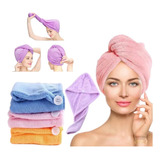 Toalla De Secado Para Cabello Tipo Turbante