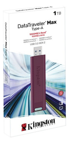 Pen Drive Kingston Datatraveler Max De 1tb Usb-a 3.2 Tipo A