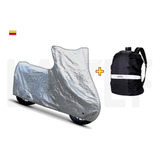 Pijama Moto Plateada + Forro Para Maletín Reflectivo