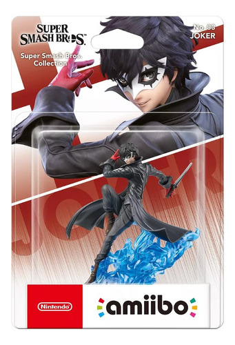 Joker Amiibo Super Smash Bros + Postal