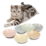 Juego De Cuencos De Ceramica Para Gatos  Cuencos Coloridos