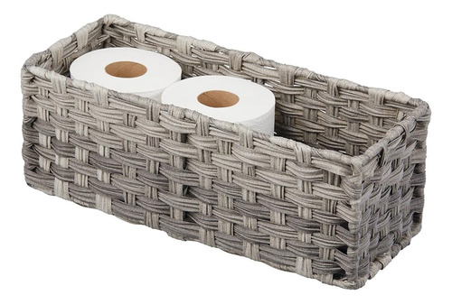 Cesta De Soporte De Papel Higiénico Tejido De Granja Rústica