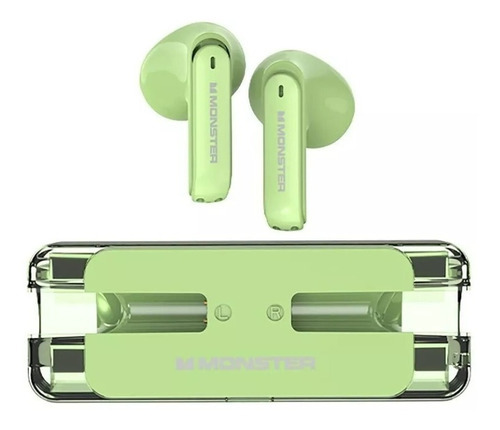 Audífonos Inalámbricos Bluetooth Monster Xkt08 Lujo Verde