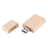 Flash Cuadrado Usb Usb 2.0 Personalizado De Madera De Arce P