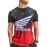 Remera Logo  Honda Sublimada Mx1 Racing !