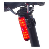 Luz Para Bicicleta Trasera 120lum Usb Van Halen Van038