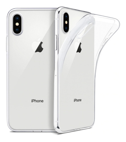 Carcaza Blanda Gel Silicona Para iPhone XS Max Transparente 