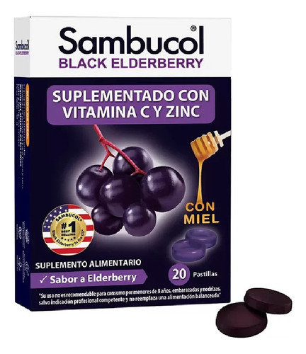 Sambucol - Black Edelberry + Vitamina C + Zinc + Miel
