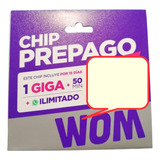 Chip Prepago Wom 
