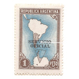 Argentina Serv Ofi 348 Gj 677 Esp 571b P.b Variedad Cataloga
