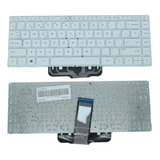 Teclado Hp 14 Ax Cb 14ax 14cb 14-ax000 14-cb000 Blanco