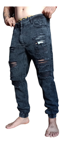 Jeans Hombre Joggers Puño Rosanieto