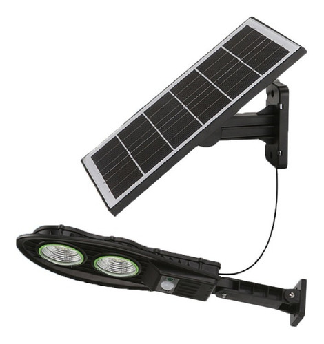 Foco Led Solar 100w Sensor Movimiento Panel Control Remoto
