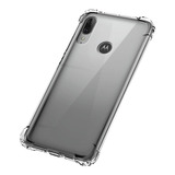 Funda Transparente Para Motorola Moto E6s E6i + Templado 9d