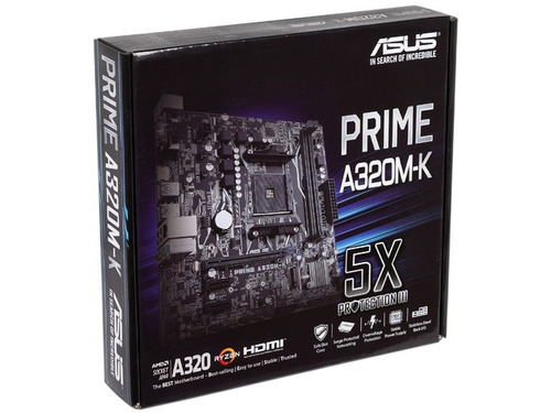 T. Madre Asus Prime A320m-k, Chipset Amd A320,soporta:
