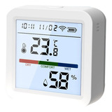 Sensor De Temperatura Y Humedad Tuya Wifi Smart Life Backlig