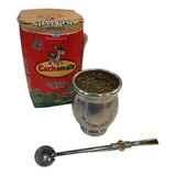 Kit Yerba Mate 500gr + Mate Argentino + Bombilla 