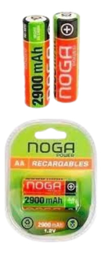 Cargador Pilas Noga Usb + 6 Pilas Recarg Noga Aa X2 2700ma