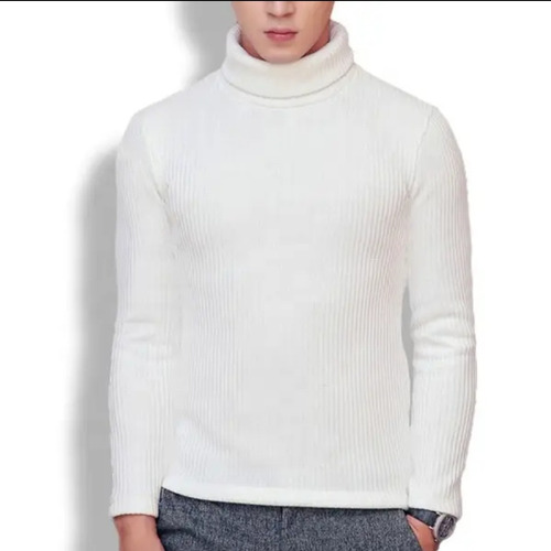 Sweater Beatles Cuello Alto Con Polar Para Hombres