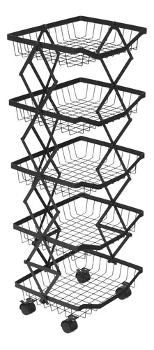 Canasta Frutero 5 Niveles Cesta De Cocina Frutas Y Verduras