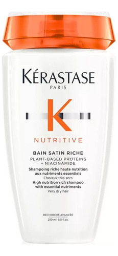 Shampoo Kerastase Nutritive Bain Satin Riche Pelo Seco 250ml