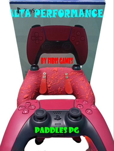 Controle Ps5 Dualsense Paddles Pg Alta Performance Red