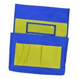 Saco De Bolsillo Para Silla De Aula Bolsillo Azul Amarillo