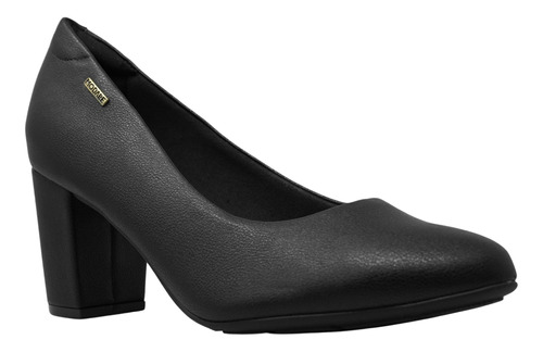 Zapatillas De Tacon Negro Zapatos Mujer Modare 7377105