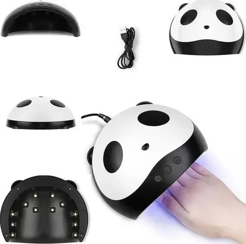 Secador De Uñas 36 W Led/uv Panda Usb Fototerapia Lampara