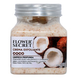 Crema Exfoliante De Coco, 300gr Flower Secret