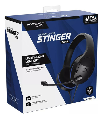 Audifonos Hyperx Cloud Stinger Core Negro/azul