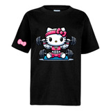 Playera Hello Kitty Musculosa Gym Oversize Unisex