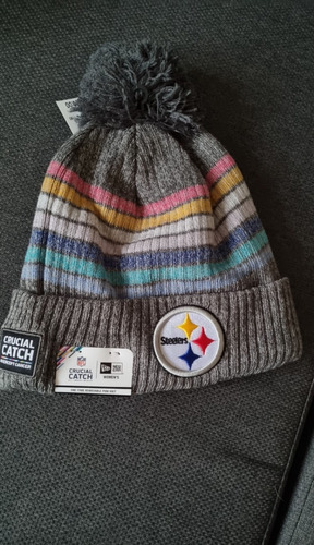 Beanie New Era Nfl Steelers Pittsb Crucial Catch 2022 Unisex