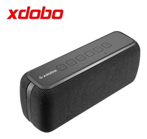 Bocina Xdobo X8 Portátil Con Bluetooth Waterproof Negra 