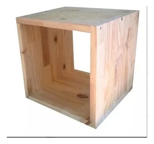 Cubos De Madera Pino 40x40x20 Cm X 10 Unidades